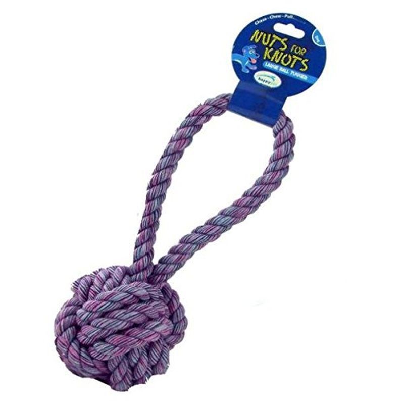 Nuts For Knots Ball Tugger Dog Toy Large